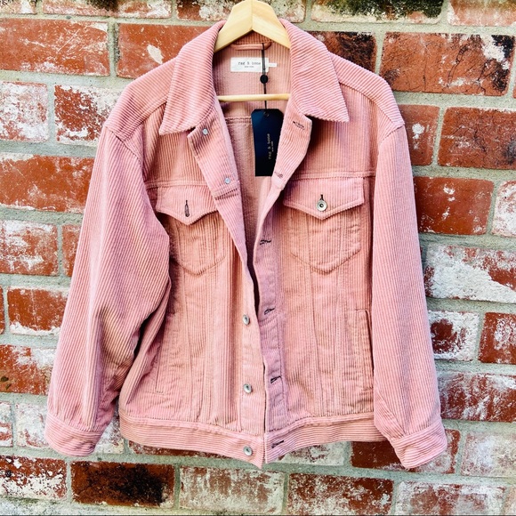 Rag Bone Corduroy Max Trucker Jacket 